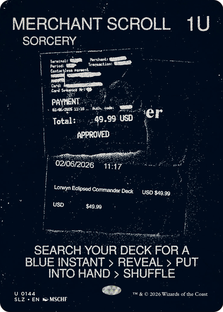 Merchant Scroll (0144) (Showcase) (SLZ)