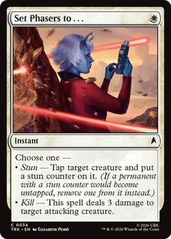 Set Phasers to . . . (TRK) - Foil