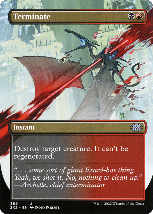 Terminate (389) (Borderless) - Foil