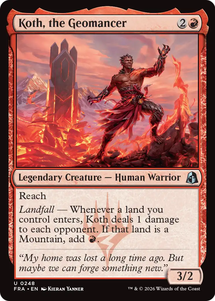 Koth, the Geomancer (FRA) - Foil