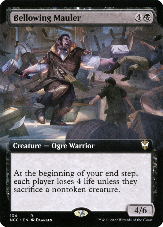 Bellowing Mauler (134) (Extended Art)