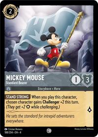 Mickey Mouse, Standard Bearer (0188) - Cold Foil