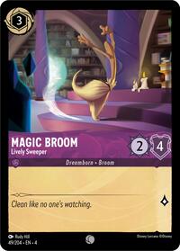Magic Broom, Lively Sweeper (0049) - Cold Foil