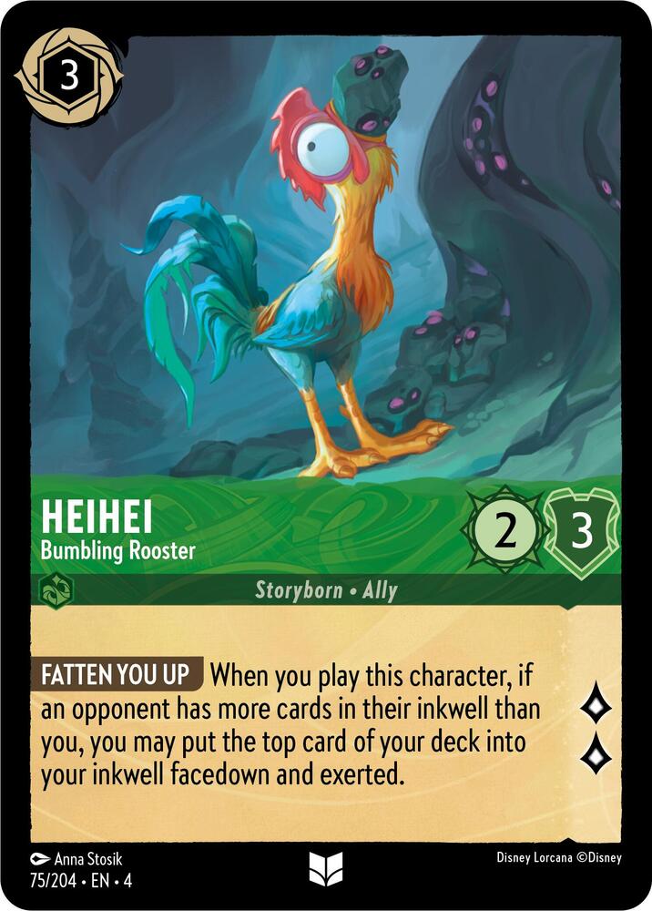 Heihei, Bumbling Rooster (0075) - Cold Foil