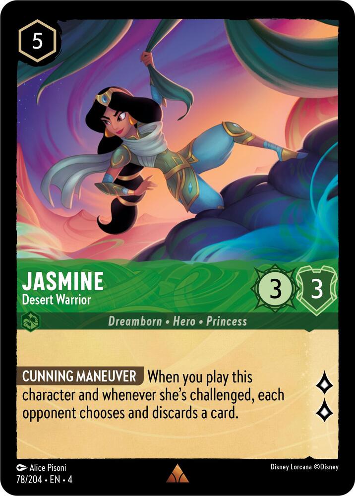 Jasmine, Desert Warrior (0078) - Cold Foil