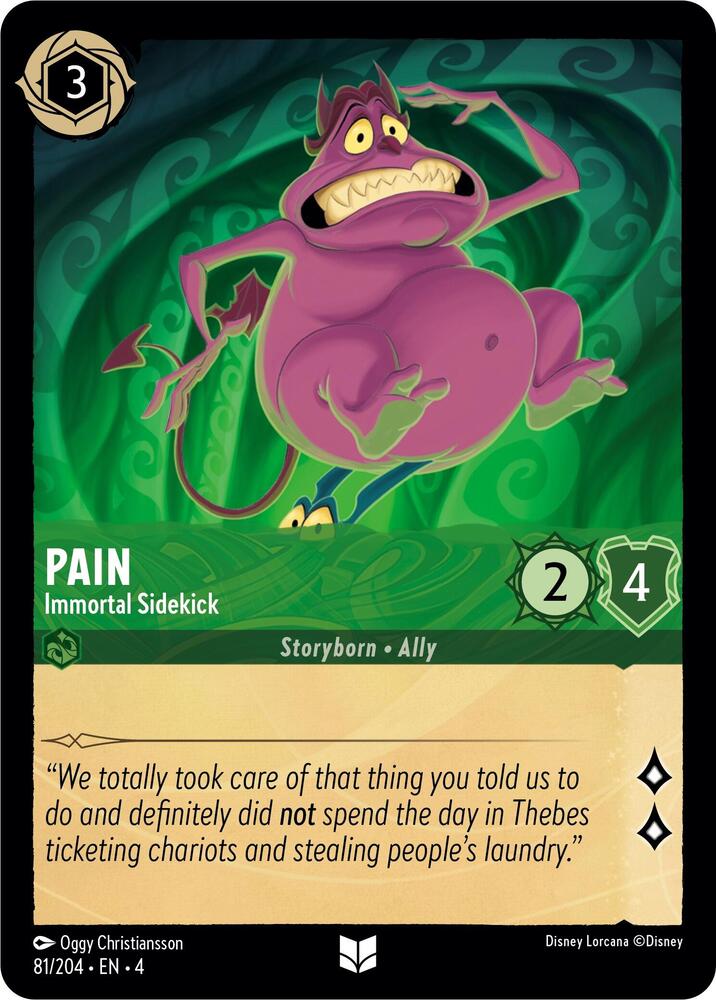 Pain, Immortal Sidekick (0081) - Cold Foil