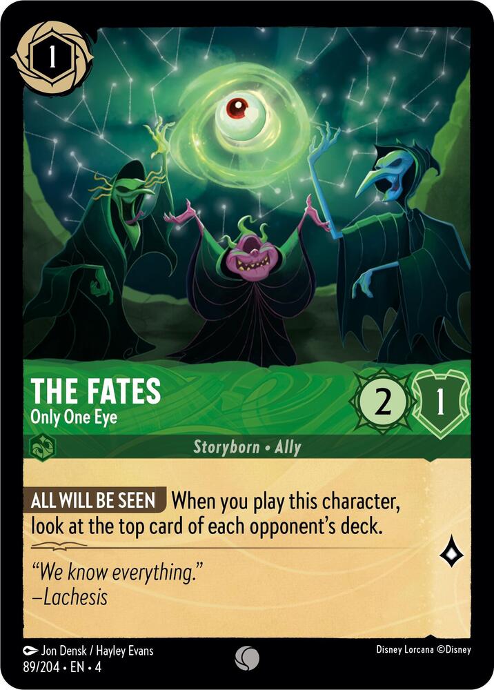 The Fates, Only One Eye (0089)
