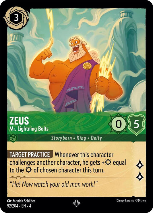 Zeus, Mr. Lightning Bolts (0092) - Cold Foil