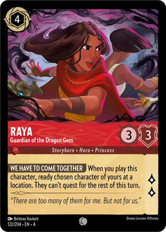 Raya, Guardian of the Dragon Gem (0122) - Cold Foil