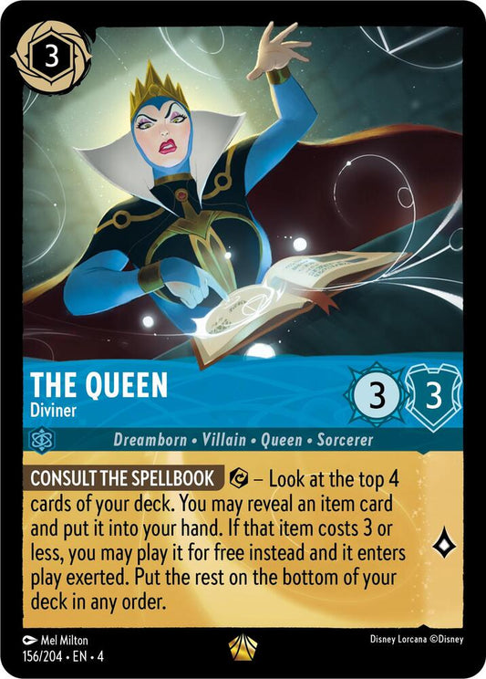 The Queen, Diviner (0156) - Cold Foil