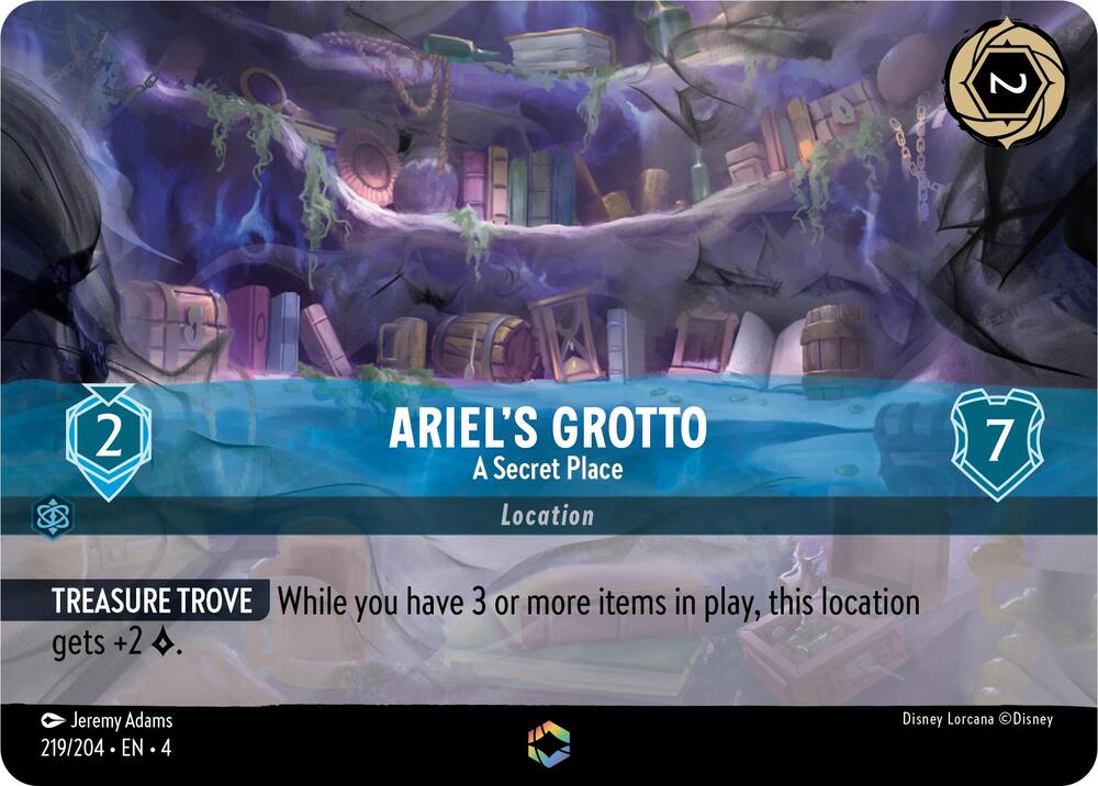 Ariel's Grotto, A Secret Place (0219) (Enchanted) - Inkwash Foil