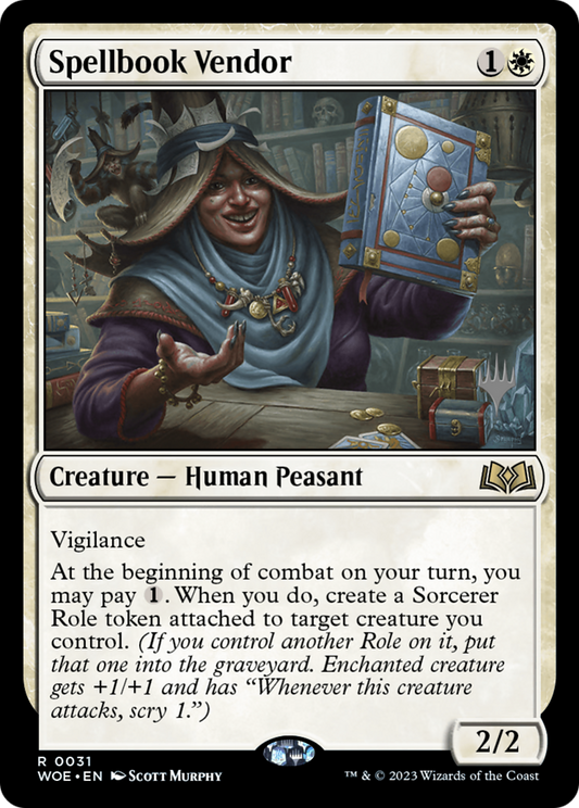 Spellbook Vendor (0031) (Promo Pack) - Foil