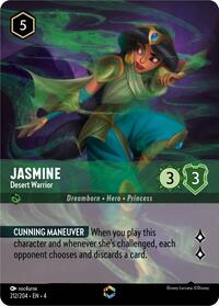 Jasmine, Desert Warrior (0212) (Enchanted) - Inkwash Foil
