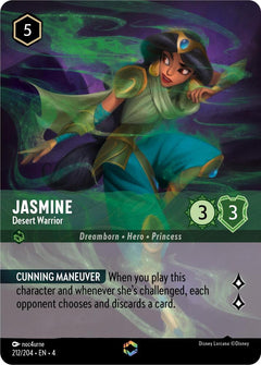 Jasmine, Desert Warrior (0212) (Enchanted) - Inkwash Foil
