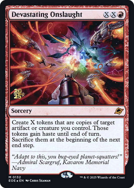 Devastating Onslaught (0132) (Prerelease) - Foil