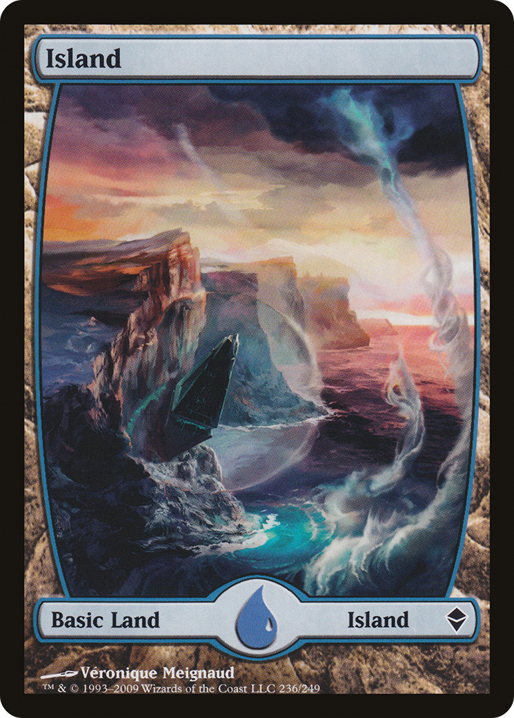 Island (236) (Full Art) - Foil