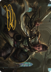 Shanna, Purifying Blade (55/81) Art Card (ADMU) - Gold-Stamped Signature