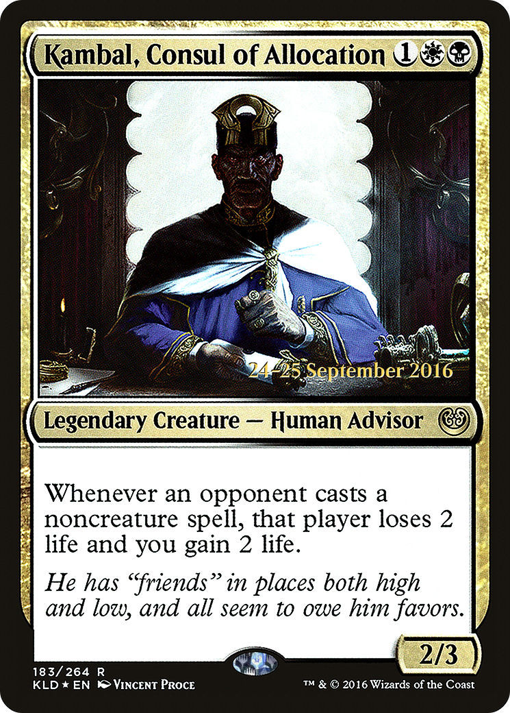 Kambal, Consul of Allocation (183) (Prerelease) - Foil