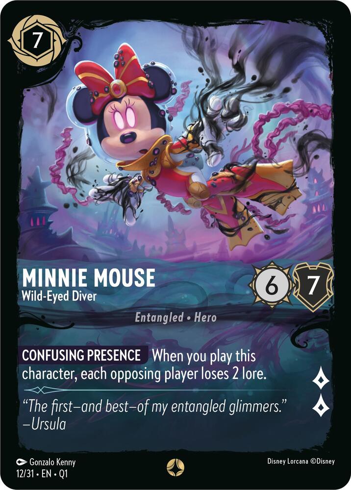 Minnie Mouse, Wild-Eyed Diver (0012)