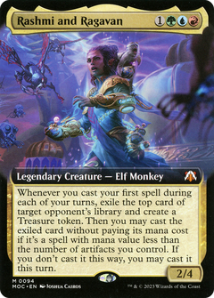 Rashmi and Ragavan (0094) (Extended Art) - Foil