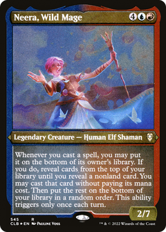 Neera, Wild Mage - Foil Etched