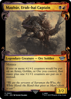 Mauhur, Uruk-hai Captain (0665) (Showcase)