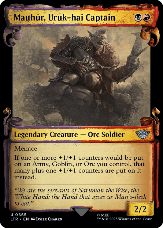 Mauhur, Uruk-hai Captain (0665) (Showcase)
