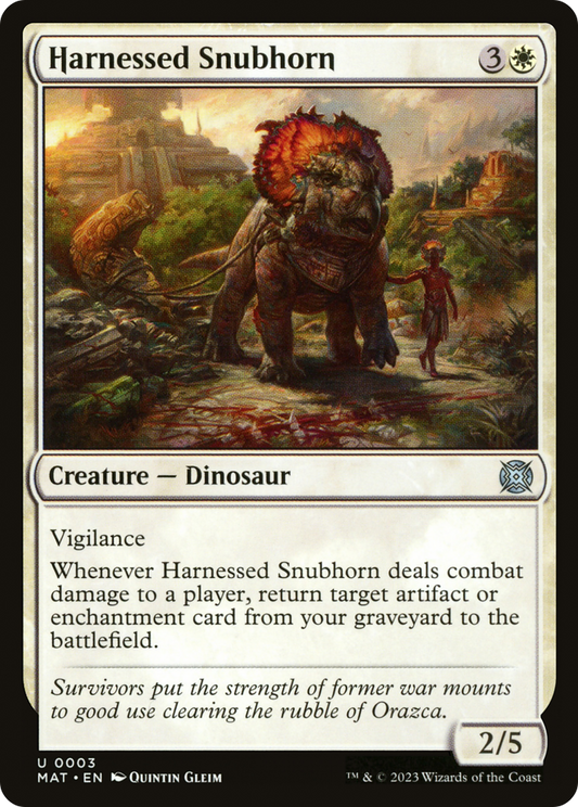 Harnessed Snubhorn - Foil