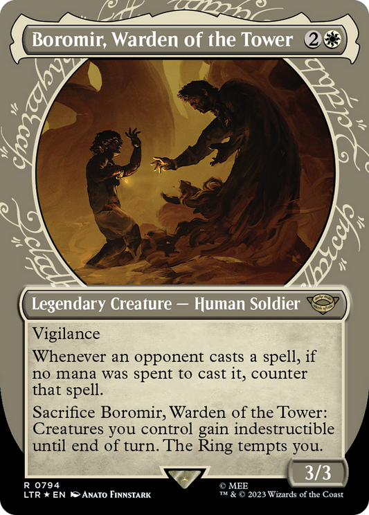 Boromir, Warden of the Tower (0794) (Showcase) - Surge Foil
