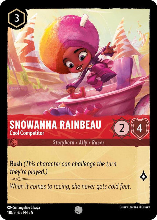 Snowanna Rainbeau, Cool Competitor (0110)