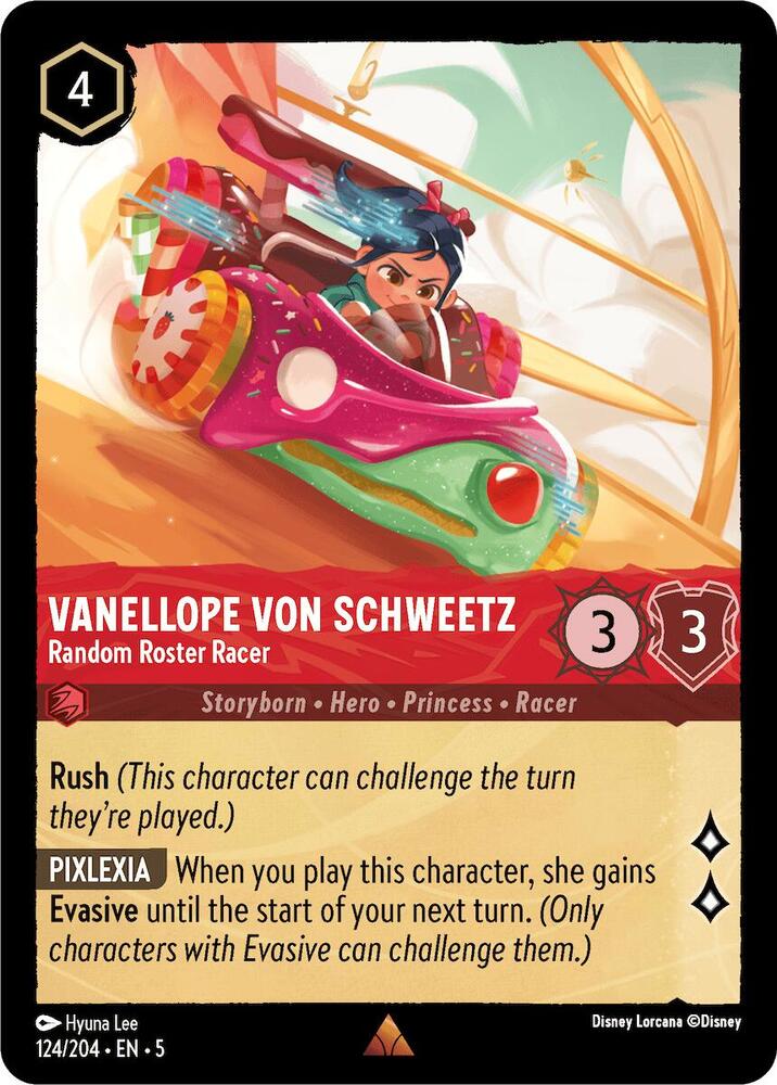 Vanellope von Schweetz, Random Roster Racer (0124) - Cold Foil