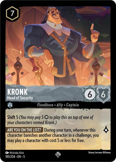 Kronk, Head of Security (0185) - Cold Foil