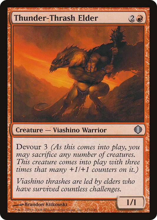 Thunder-Thrash Elder - Foil