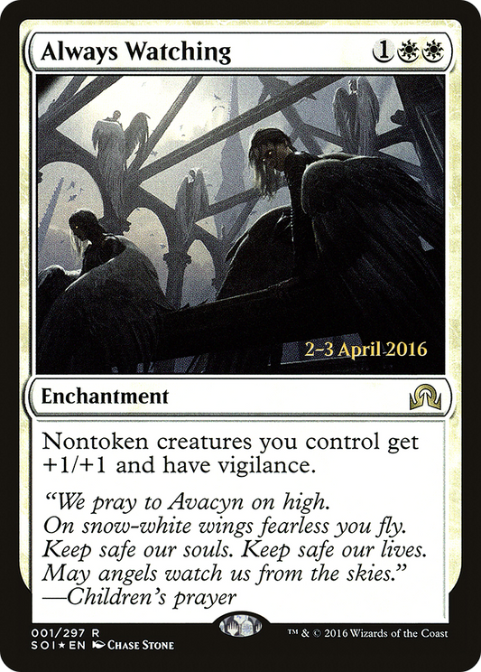 Always Watching (001) (Prerelease) - Foil