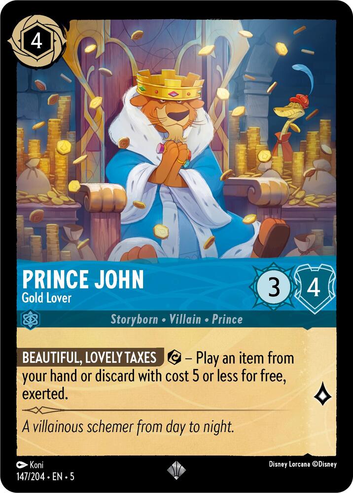 Prince John, Gold Lover (0147) - Cold Foil