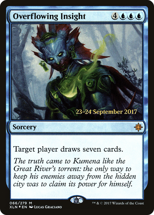 Overflowing Insight (066) (Prerelease) - Foil