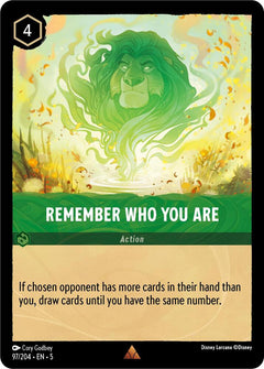 Remember Who You Are (0097) - Cold Foil