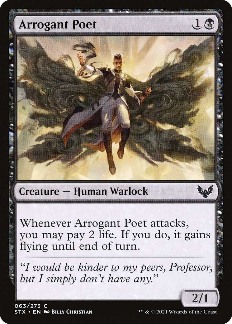 Arrogant Poet - Foil