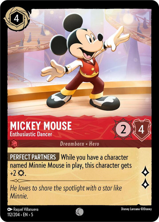 Mickey Mouse, Enthusiastic Dancer (0112) - Cold Foil
