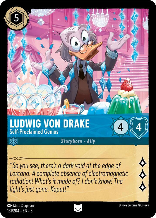 Ludwig Von Drake, Self-Proclaimed Genius (0151) - Cold Foil
