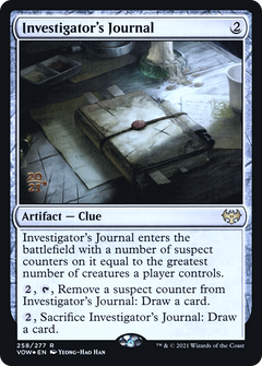Investigator's Journal (258) (Prerelease) - Foil