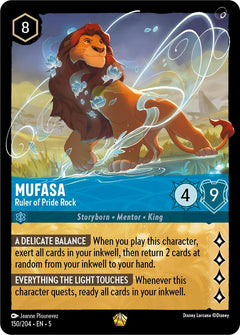 Mufasa, Ruler of Pride Rock (0150) - Cold Foil