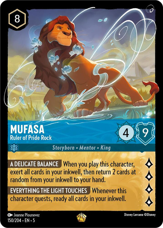 Mufasa, Ruler of Pride Rock (0150) - Cold Foil