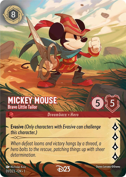 Mickey Mouse, Brave Little Tailor (01/D23) - Satin Holographic Foil