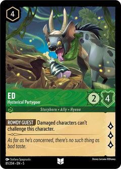 Ed, Hysterical Partygoer (0081) - Cold Foil
