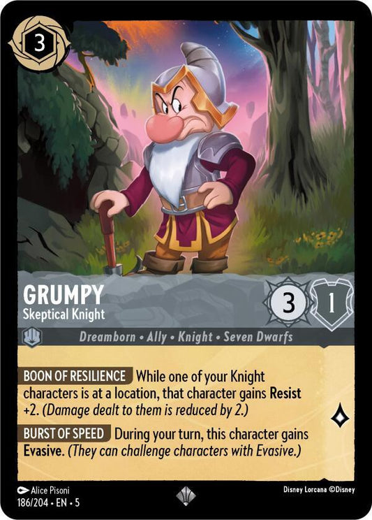 Grumpy, Skeptical Knight (0186)
