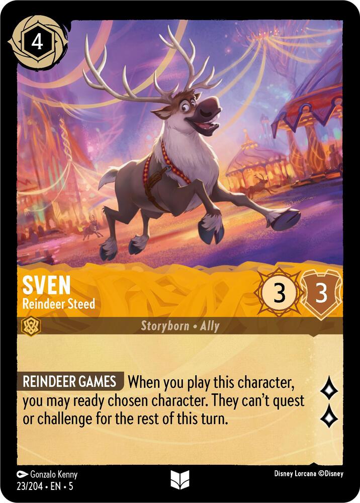 Sven, Reindeer Steed (0023) - Cold Foil