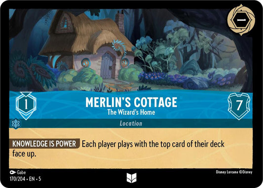 Merlin's Cottage, The Wizard's Home (0170) - Cold Foil