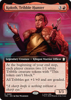 Koloth, Tribble Hunter (0289) (Extended Art) (TRC)