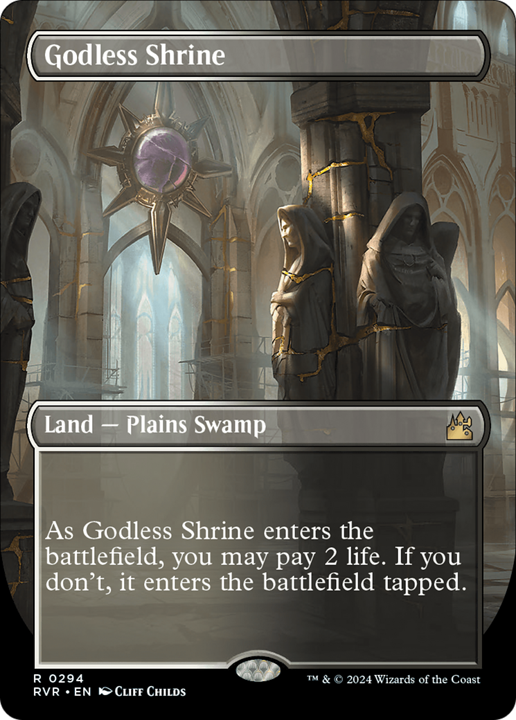 Godless Shrine (0294) (Borderless) - Foil